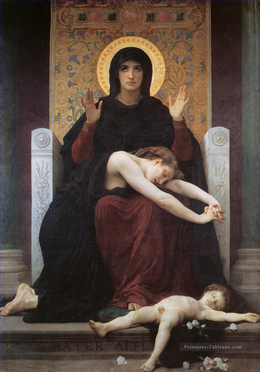 Vierge consolatrice réalisme William Adolphe Bouguereau Peintures à l'huile